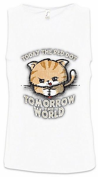 Urban Backwoods Tanktop Today The Red Dot Ärmelloses T-Shirt Meow Cats Cat günstig online kaufen
