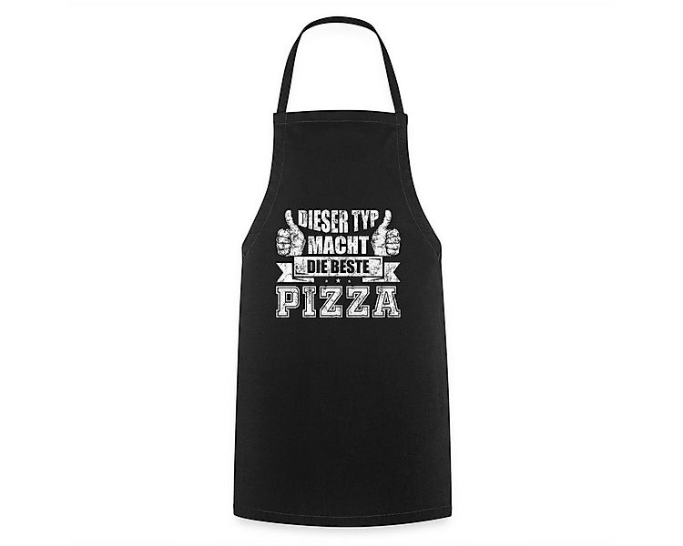 Spreadshirt Kochschürze Pizza Lustiger Spruch Pizzabäcker Italien Kochschür günstig online kaufen
