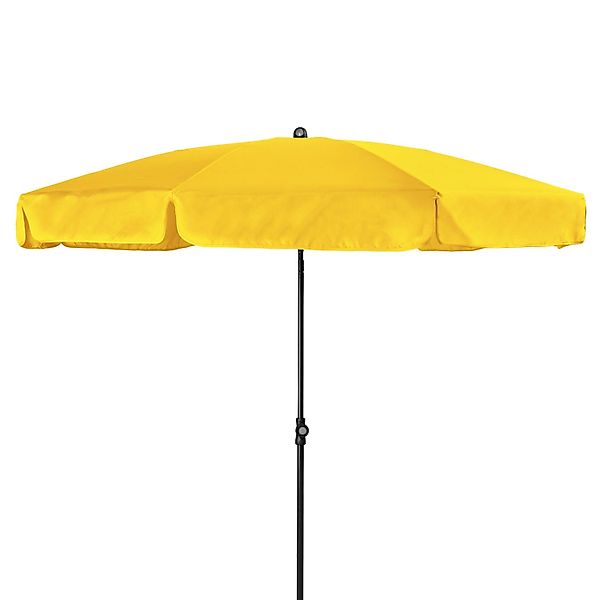 Doppler Balkonschirme Sunline Ø 200 cm Gelb mit Knickfunktion günstig online kaufen