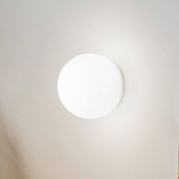 Ideal Lux Wandleuchte Mapa Ø 15 cm, G9, weiß, Glas, Kugel günstig online kaufen