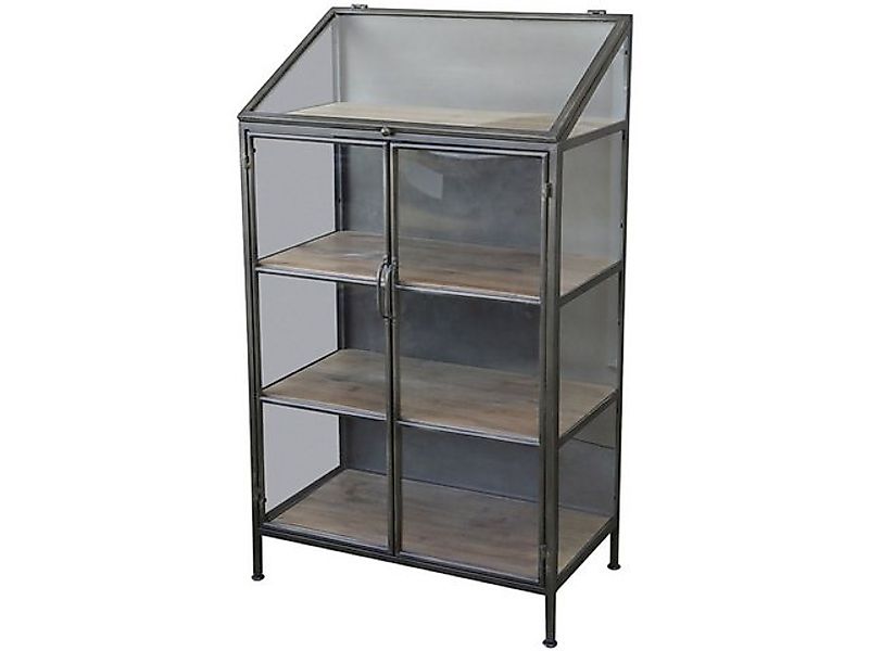 Chic Antique Vitrine Industrial Vitrine Showcase Kent Metall Glas günstig online kaufen