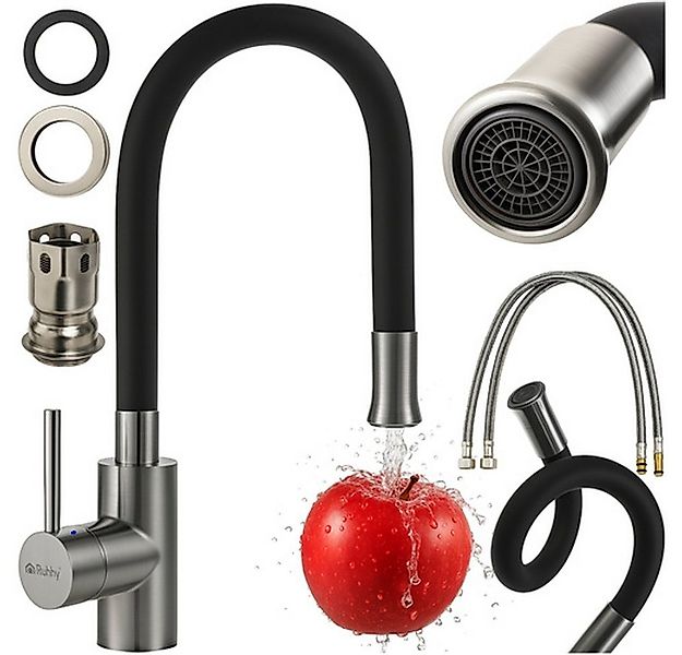 Ruhhy Küchenarmatur Küchenspülarmatur Spülarmatur (Spar-Set, 1-St., flexibe günstig online kaufen