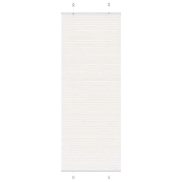 vidaXL Plissee Weiß 70x200 cm Stoffbreite 69,4 cm Polyester 4015511 günstig online kaufen