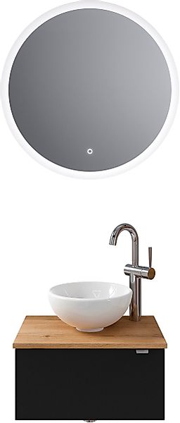 Saphir Badmöbel-Set "Serie 6915" 4 Stk. tlg. Gäste-Bad, mit LED-Spiegel und günstig online kaufen