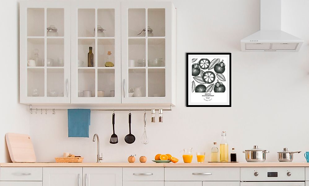 queence Bild »Exotic Mangosteen«, Obst-Obst Bilder-Essen-Lebensmittel-Kunst günstig online kaufen
