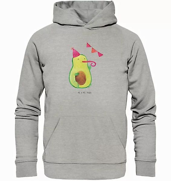 Mr. & Mrs. Panda Hoodie Größe XXL Avocado Party - Heather Grey - Geschenk, günstig online kaufen