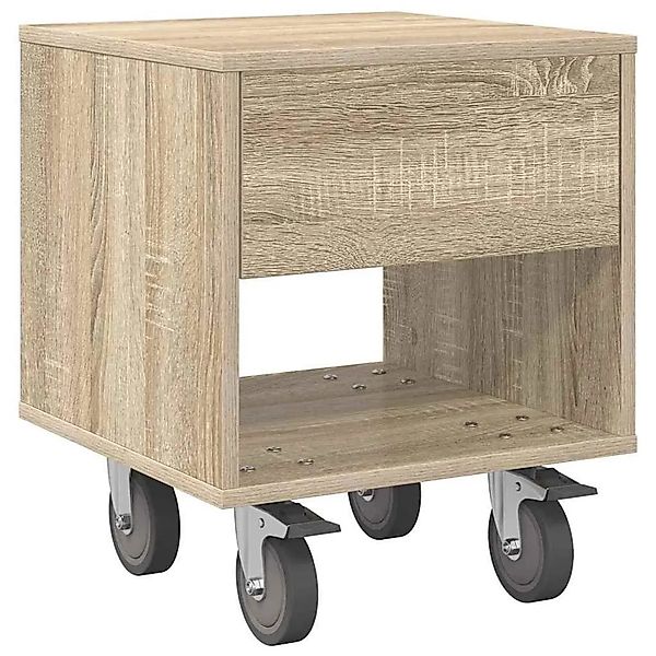 vidaXL Nachttisch Sonoma-Eiche 40,5 x 40 x 48 cm Holzwerkstoff 891060 günstig online kaufen