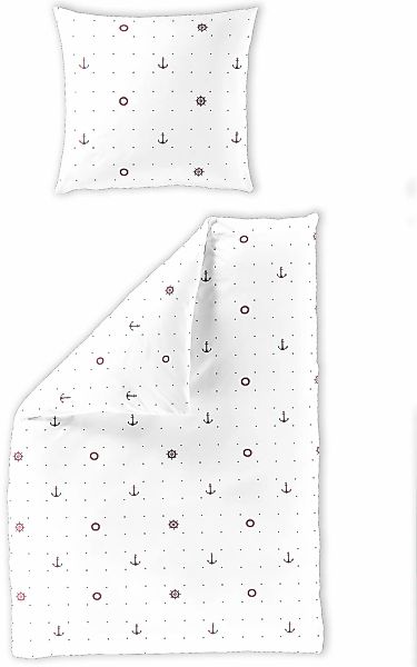 BIERBAUM Bettwäsche "3838" 2 Stk. Renforce, 100 % Baumwolle, pflegeleicht günstig online kaufen