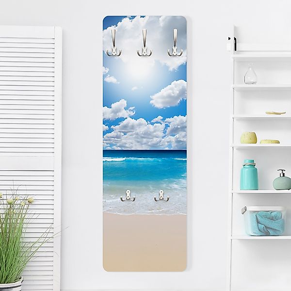 Wandgarderobe Holzpaneel Touch of paradise günstig online kaufen