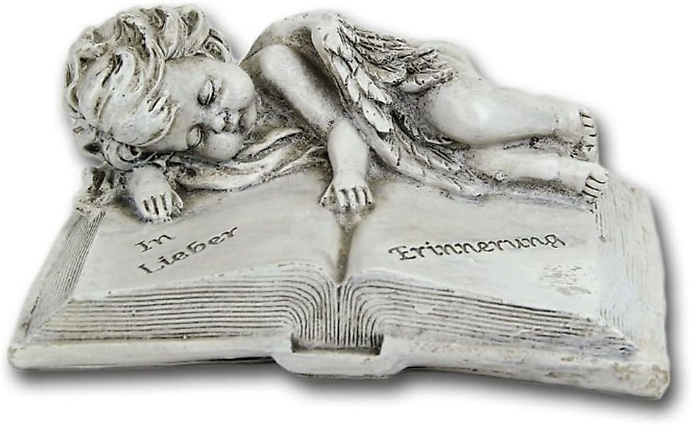 Bambelaa! Gartenfigur Bambelaa! Grabengel auf Buch, günstig online kaufen