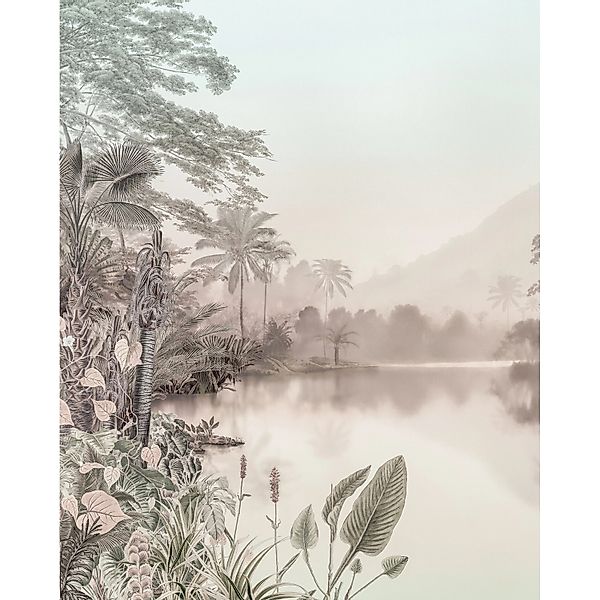 Komar Vliesfototapete Lac des Palmiers 200 cm x 250 cm günstig online kaufen