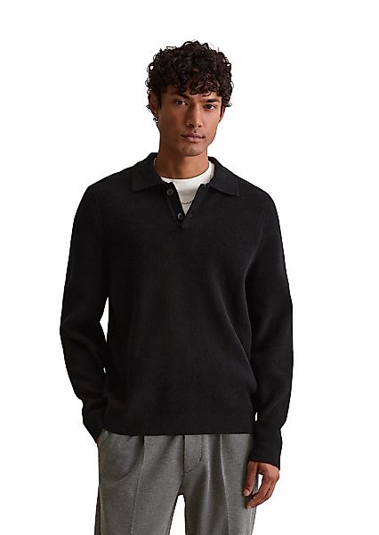 Marc OPolo DENIM Polokragenpullover "relaxed fit mit Flachstrickkragen und günstig online kaufen