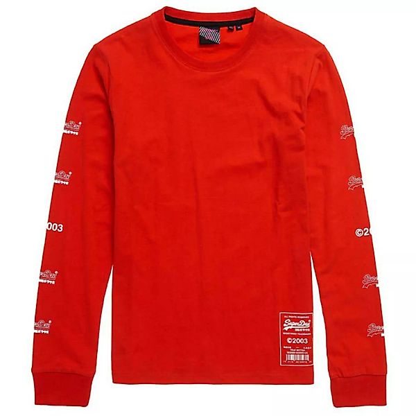 Superdry Vintage Logo Multi Langarm-t-shirt L Apple Red günstig online kaufen
