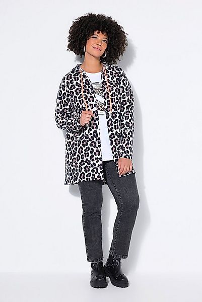 Angel of Style Sweatjacke Sweatjacke offene Passform Animal-Muster Kapuze günstig online kaufen
