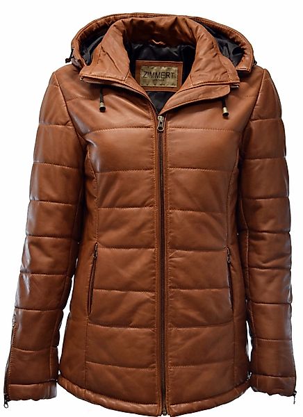 Zimmert Leather Lederjacke Jana Kapuze, Steppjacke, günstig online kaufen