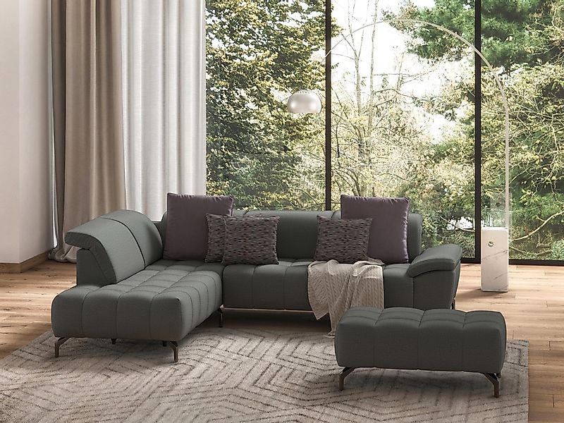 sit&more Ecksofa "Cool L-Form", wahlweise mit Kopfteilverstellung und Vorzi günstig online kaufen