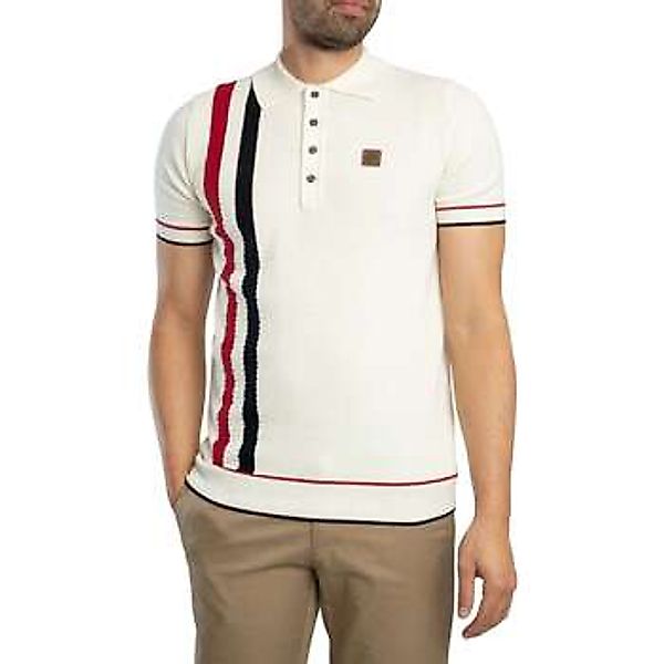Trojan  Poloshirt Poloshirt mit Rennstreifen und feinem Maschenmuster günstig online kaufen