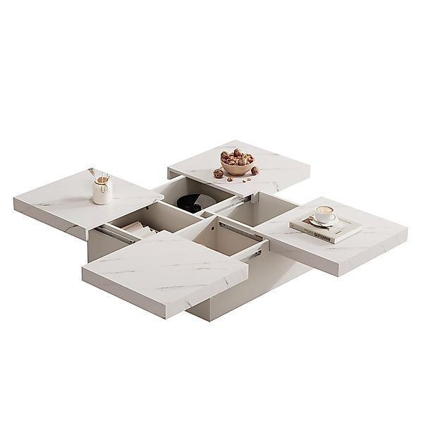 OKWISH Couchtisch Quadratischer Beistelltisch (Satztisch, Beistelltisch, günstig online kaufen