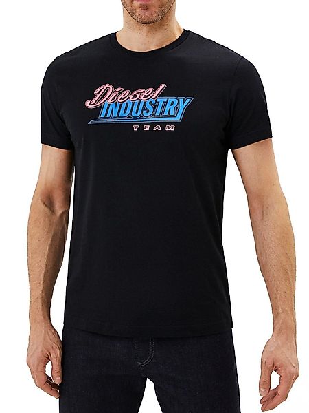 Diesel Rundhalsshirt Slim Fit Logo Shirt günstig online kaufen