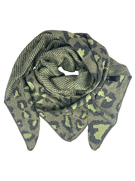 Taschen4life Modeschal Dreiecksschal SW175 Leopard & Herz Muster, Leo Print günstig online kaufen