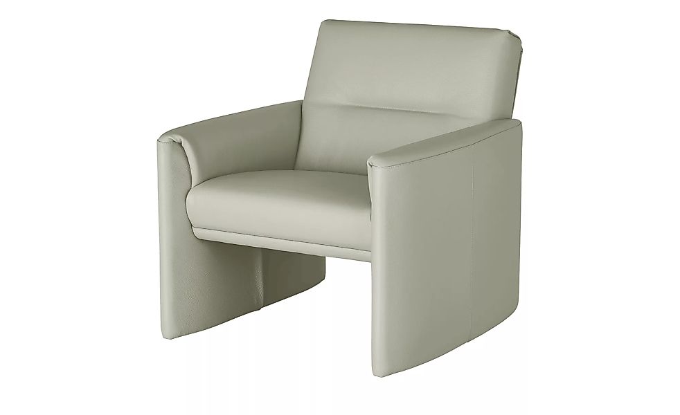 Ledersessel, hoch - grau - 83 cm - 83 cm - 89 cm - Polstermöbel > Sessel > günstig online kaufen