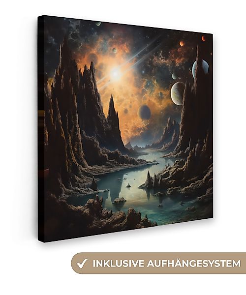 OneMillionCanvasses® Leinwandbild Berge - Rafine - günstig online kaufen