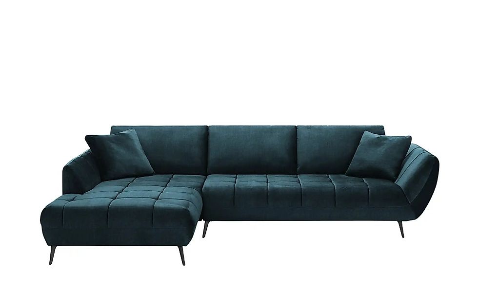 bobb Ecksofa mit Sitztiefenverstellung Carly ¦ blau ¦ Maße (cm): B: 316 H: günstig online kaufen
