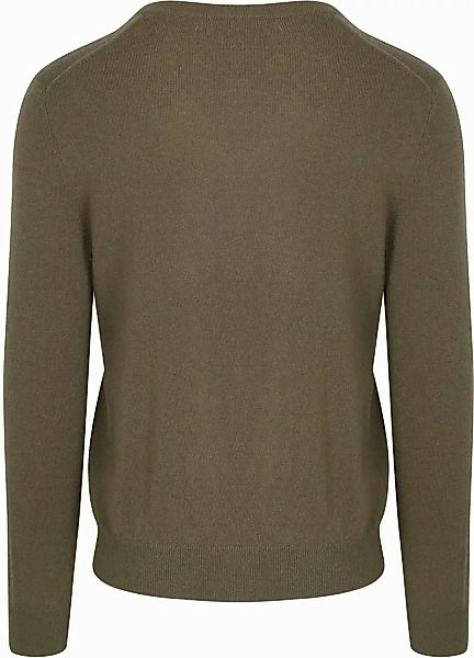 Gant Pullover V-Ausschnitt Wool Blend Army Grün - Größe XL günstig online kaufen