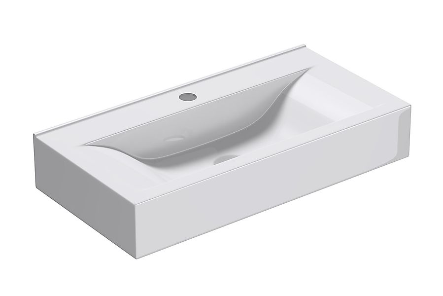 doporro Waschbecken Aufsatzwaschbecken Waschschale Waschbecken Keramik weiß günstig online kaufen