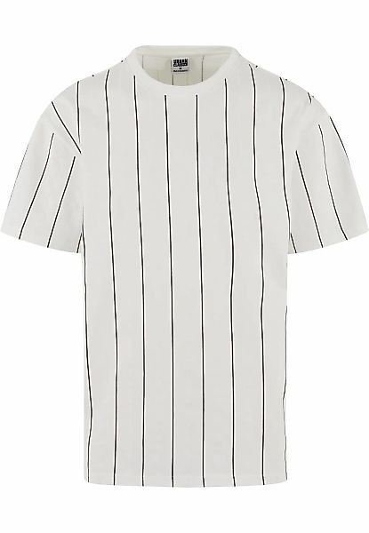 URBAN CLASSICS T-Shirt "Urban Classics Printed Pinstripe Tee" 1 Stk. günstig online kaufen
