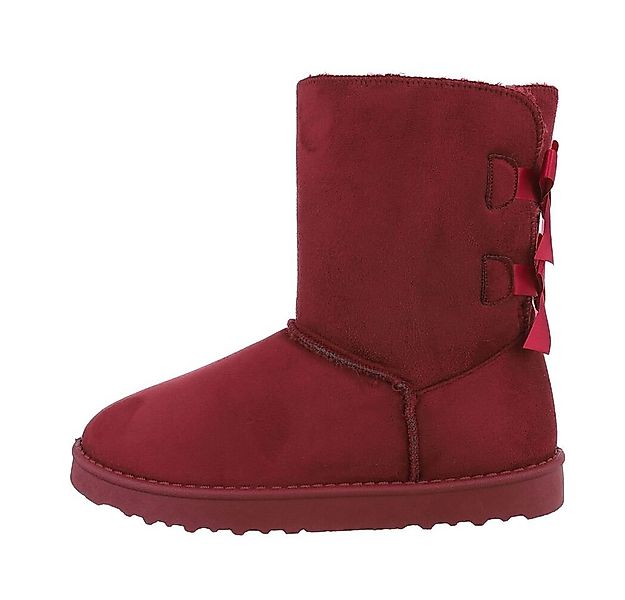 Ital-Design Damen Snowboots Freizeit Snowboots (84906877) Flach Flache Stie günstig online kaufen