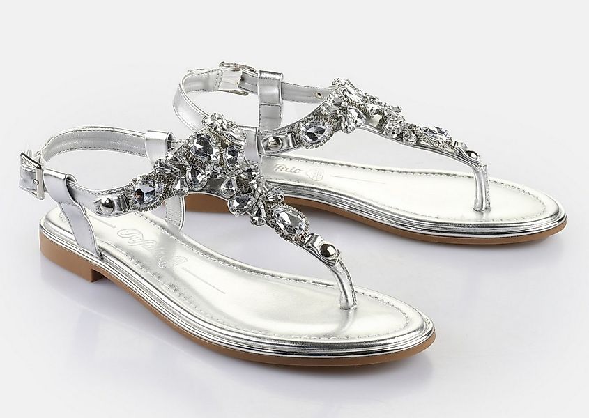 Buffalo KIRA ICE Zehentrenner, Riemchensandale, Sommerschuh, Urlaubsandale, günstig online kaufen