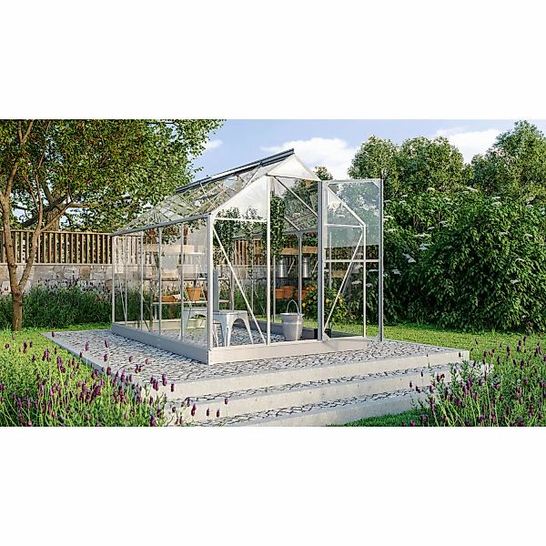 Vitavia Gewächshaus Triton 6200 Alu 6,2 m² inkl. Fundamentrahmen günstig online kaufen