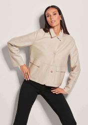 MADELEINE Kurzblazer Wollblazer mit Klappkragen und günstig online kaufen