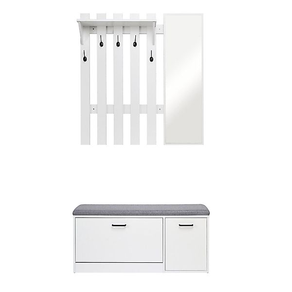 Mondeer Garderoben-Set (2-St), Garderobe mit Schuhbank, günstig online kaufen