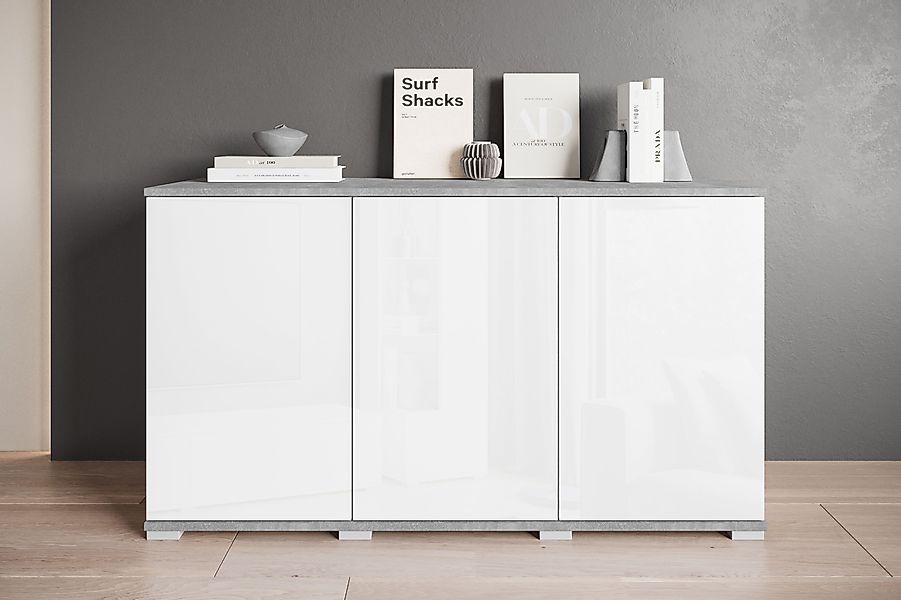 INOSIGN Sideboard Kenia, moderne grifflose Kommode günstig online kaufen