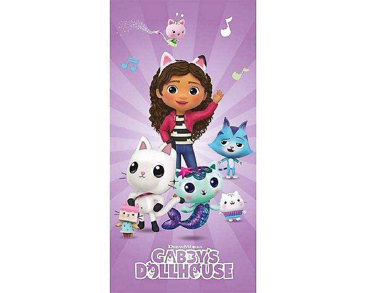 Gabby's Dollhouse Strandtuch Strandtuch 140x70 cm Weiches & saugfähiges Bad günstig online kaufen