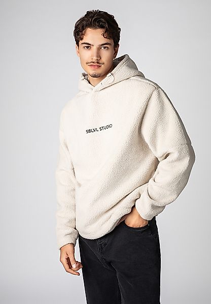 SUBLEVEL Fleecejacke Herren Fleece Kapuzenpullover Sweater, günstig online kaufen