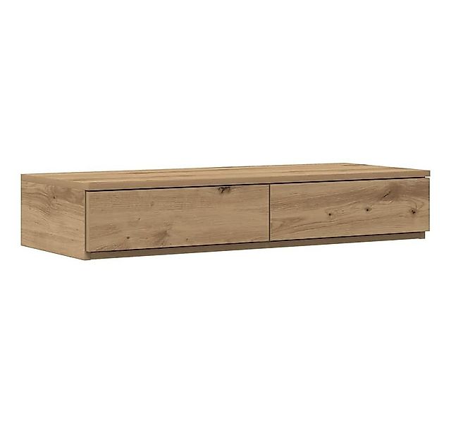 vidaXL Nachttisch Bettschubladen Artisan-Eiche 90 x 36,5 x 16,5 cm Holzwerk günstig online kaufen