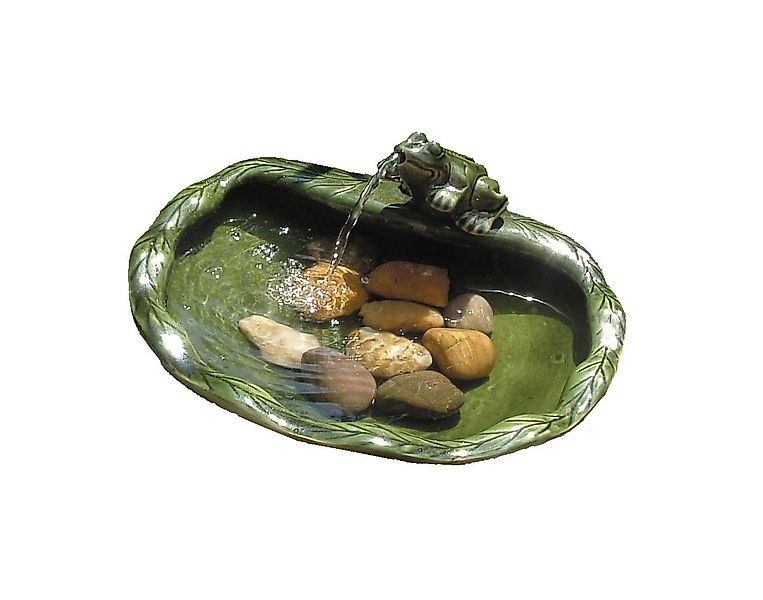 Smart Garden Wasserspiel Solar-Wasserbrunnen Keramik Frosch günstig online kaufen