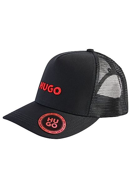 HUGO Fitted Cap Marsel-Trucker aus Twill & Mesh mit 3D Logostickerei, unise günstig online kaufen