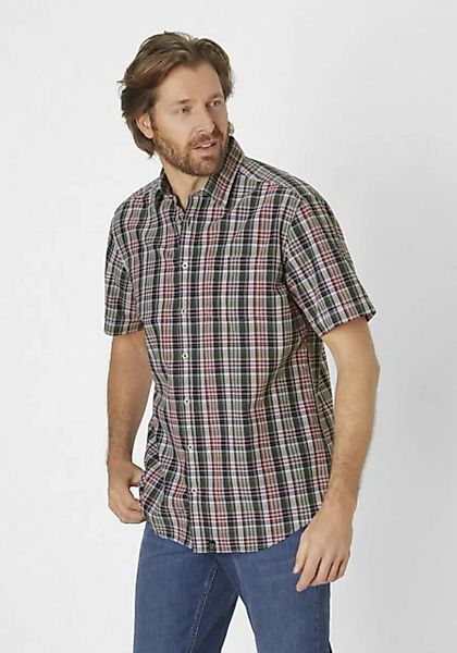 Paddock's Kurzarmhemd Kurzarmhemd aus Baumwolle mit Karomuster günstig online kaufen