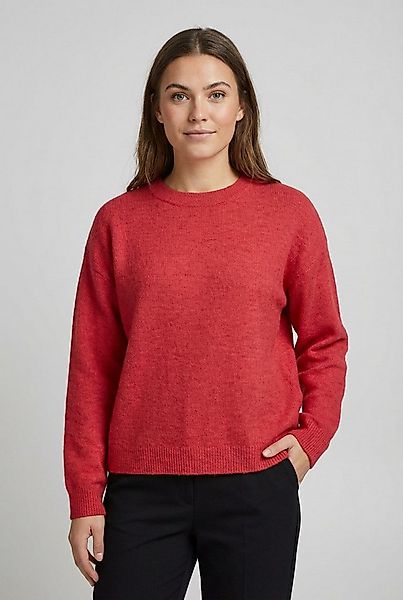 Vila Strickpullover VILIGA L/S O-NECK KNIT TOP - NOOS Materialmix, relaxed günstig online kaufen