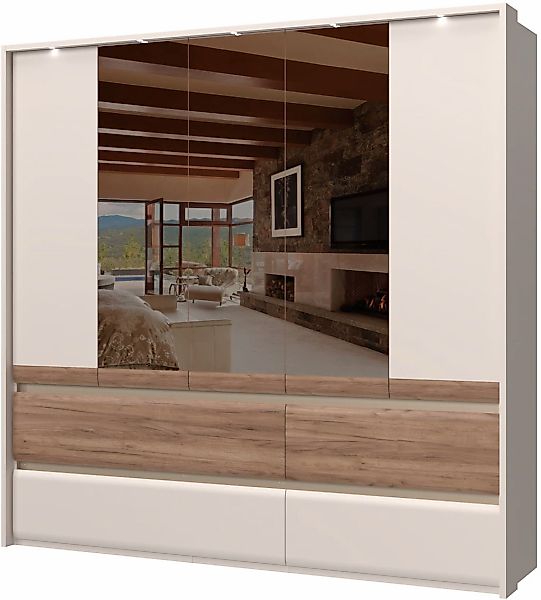 OTTO home Kleiderschrank "Invictus, UV lackiert, FSC-zertifiziert, grifflos günstig online kaufen