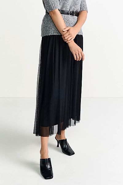 RICHROYAL Plisseerock in Midilänge, mit elastischem Bund, mit Tülleinsatz, günstig online kaufen