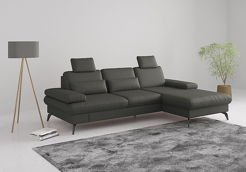 sit&more Ecksofa »Morris L-Form, inkl. Sitztiefenverstellung«, wahlweise mi günstig online kaufen