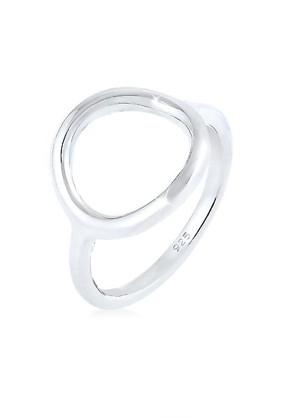 Elli Fingerring Kreis Rund Geo Statement günstig online kaufen