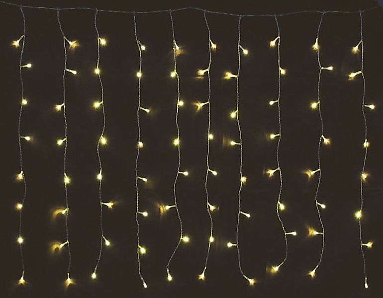 Spetebo Lichtervorhang LED Sternen Lichtervorhang warm günstig online kaufen