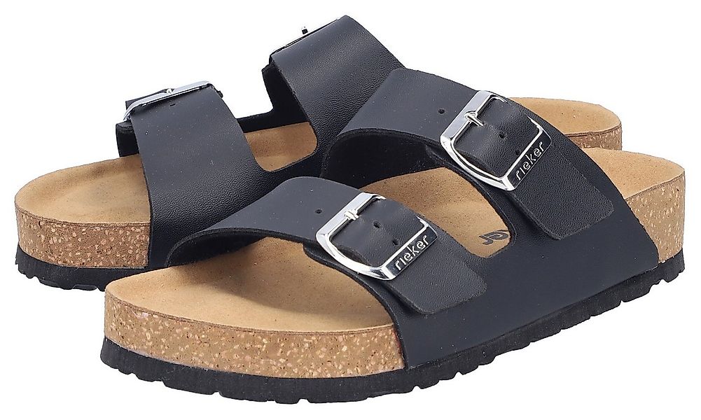 Rieker Pantolette Sommerschuh, Strandschuh, Hausschuh mit verstellbaren Sch günstig online kaufen