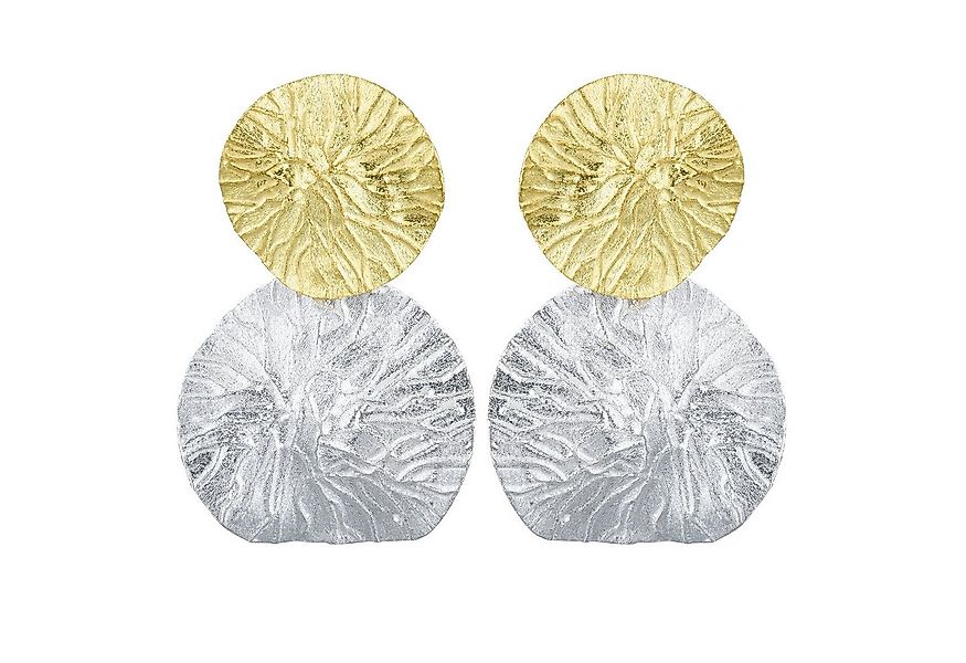 Runde Perlé Paar Ohrhänger Lotus Blätter Hängeohrringe, handgefertigte Ohrr günstig online kaufen